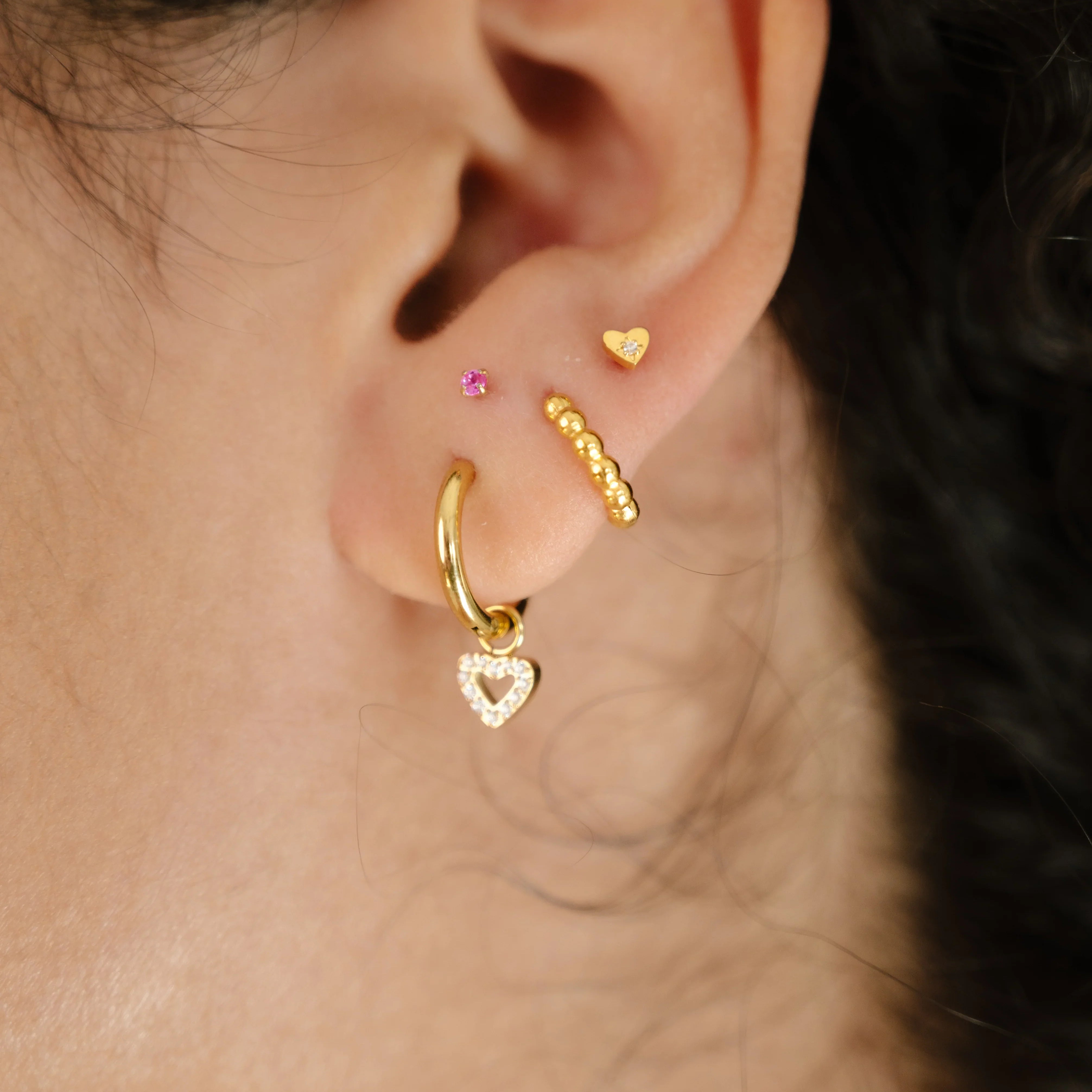 Meet-Cute Zirconia Flat Back Stud