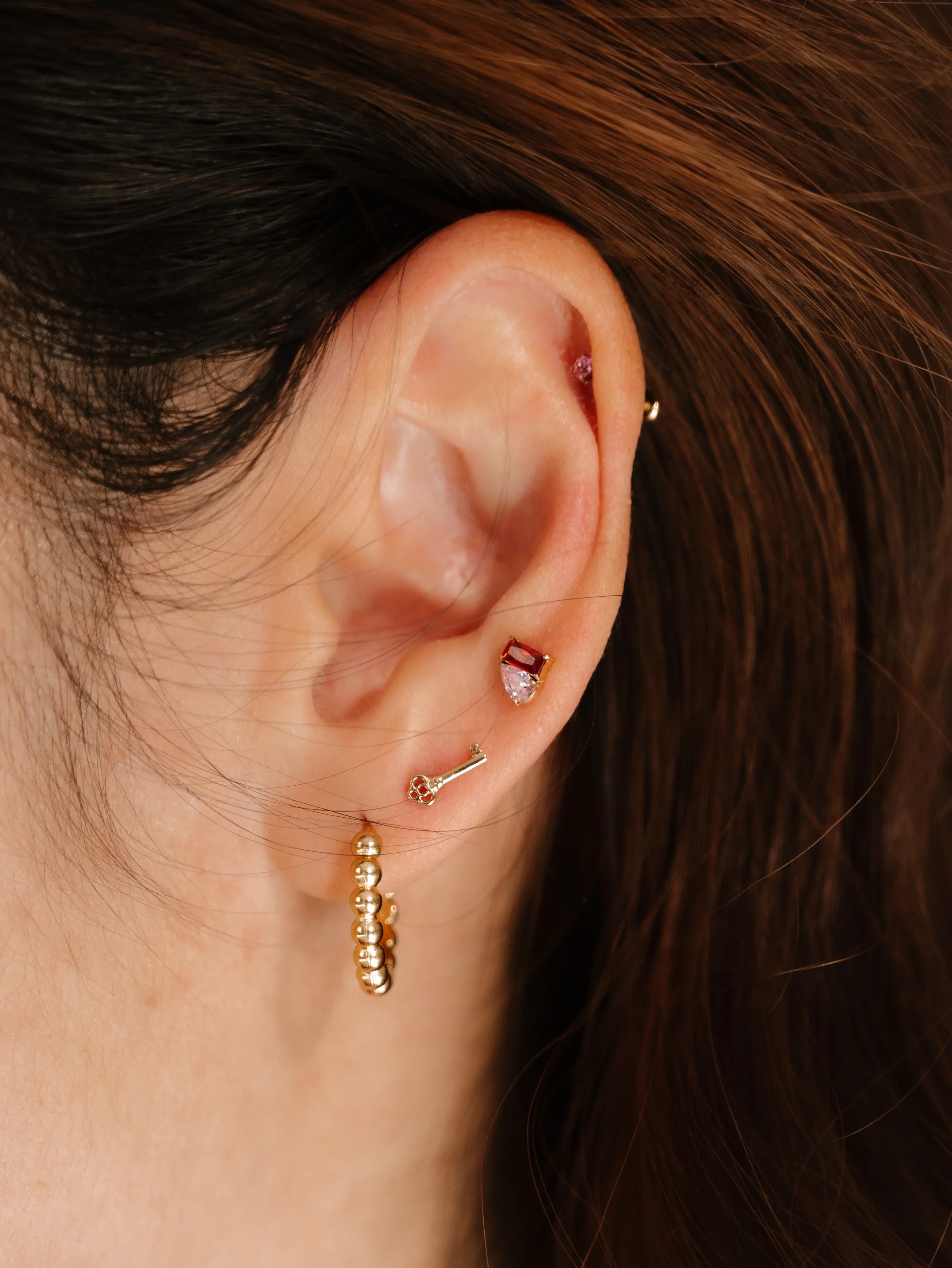 Toi et Moi Flat Back Stud