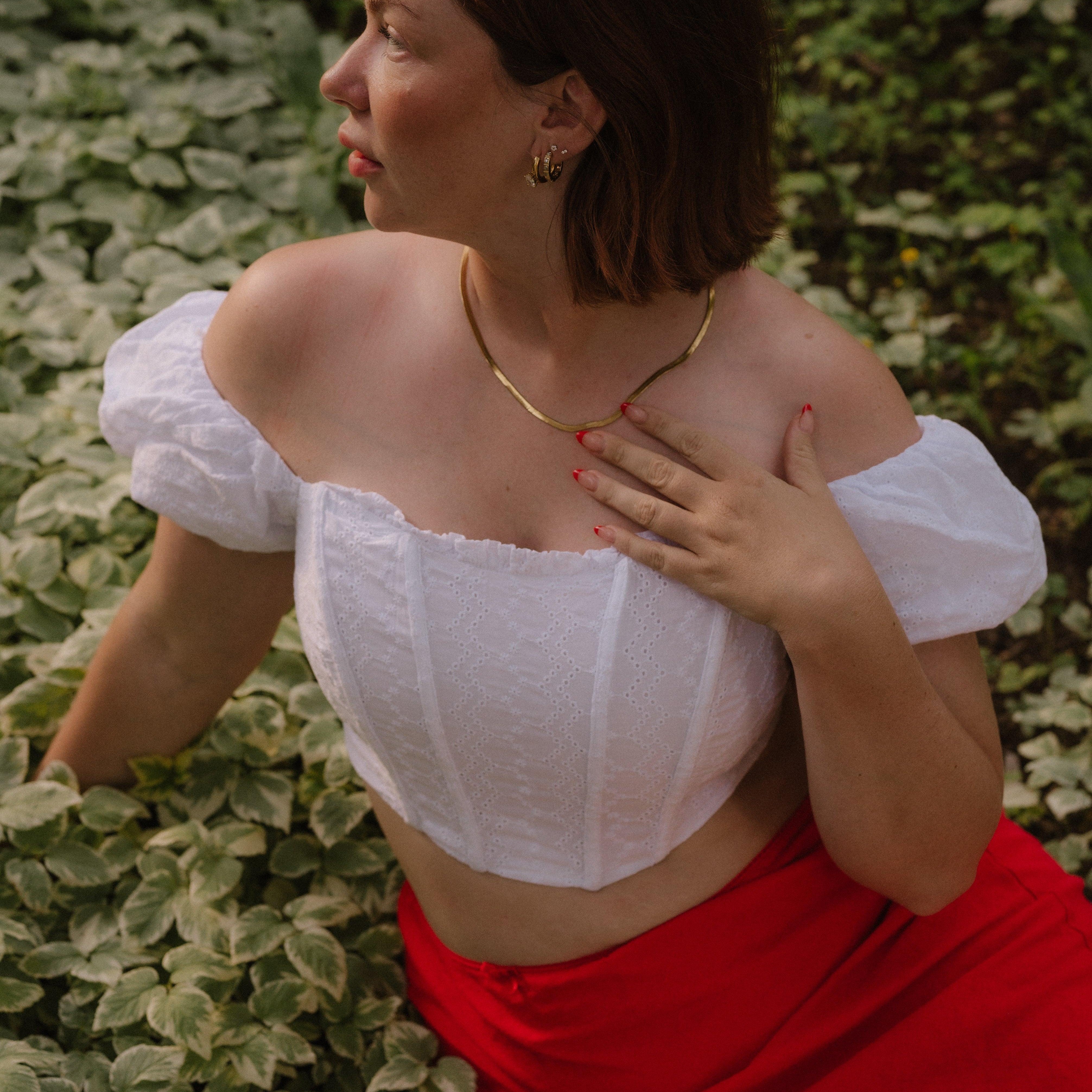 Melba Herringbone Necklace