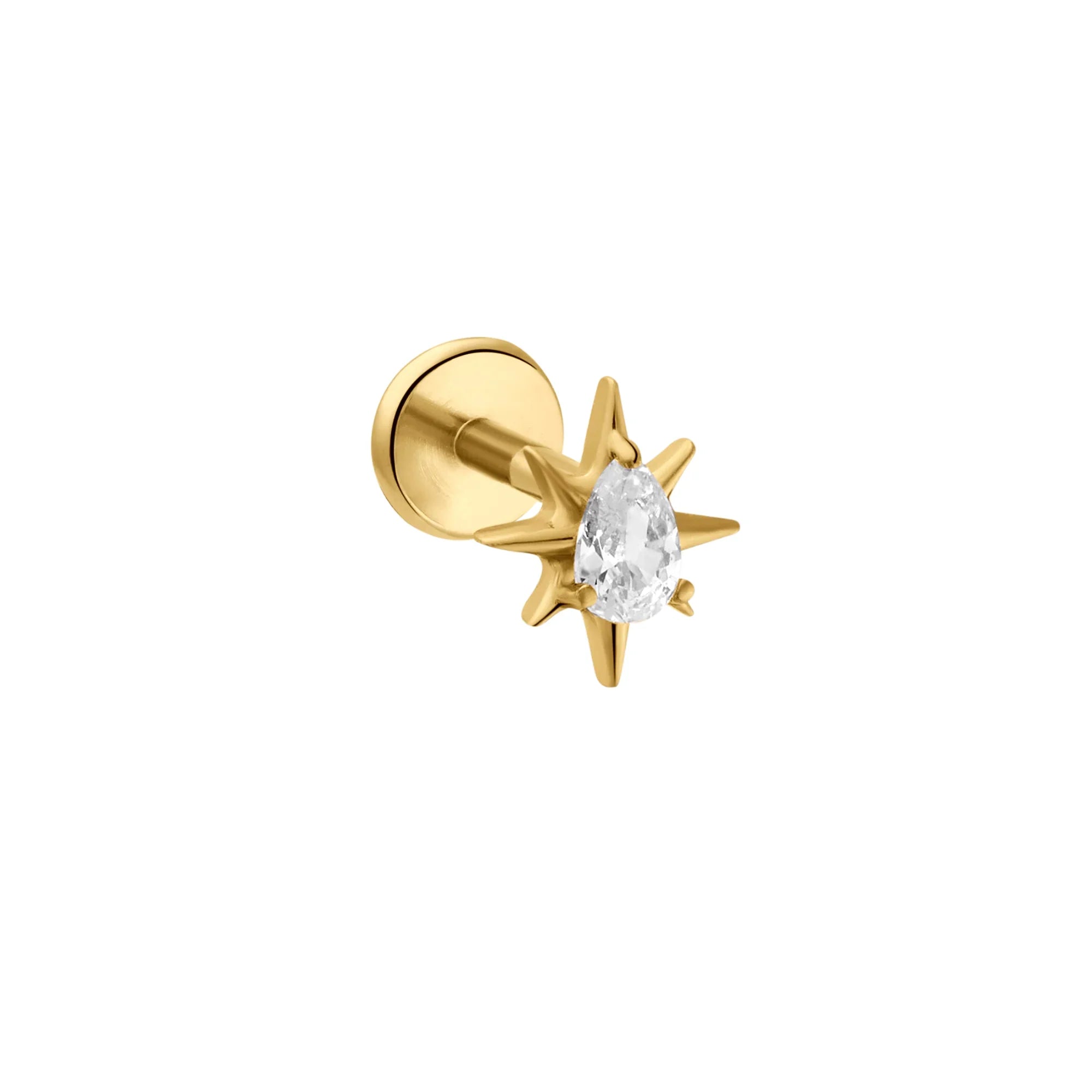 Dewdrop Flat Back Stud