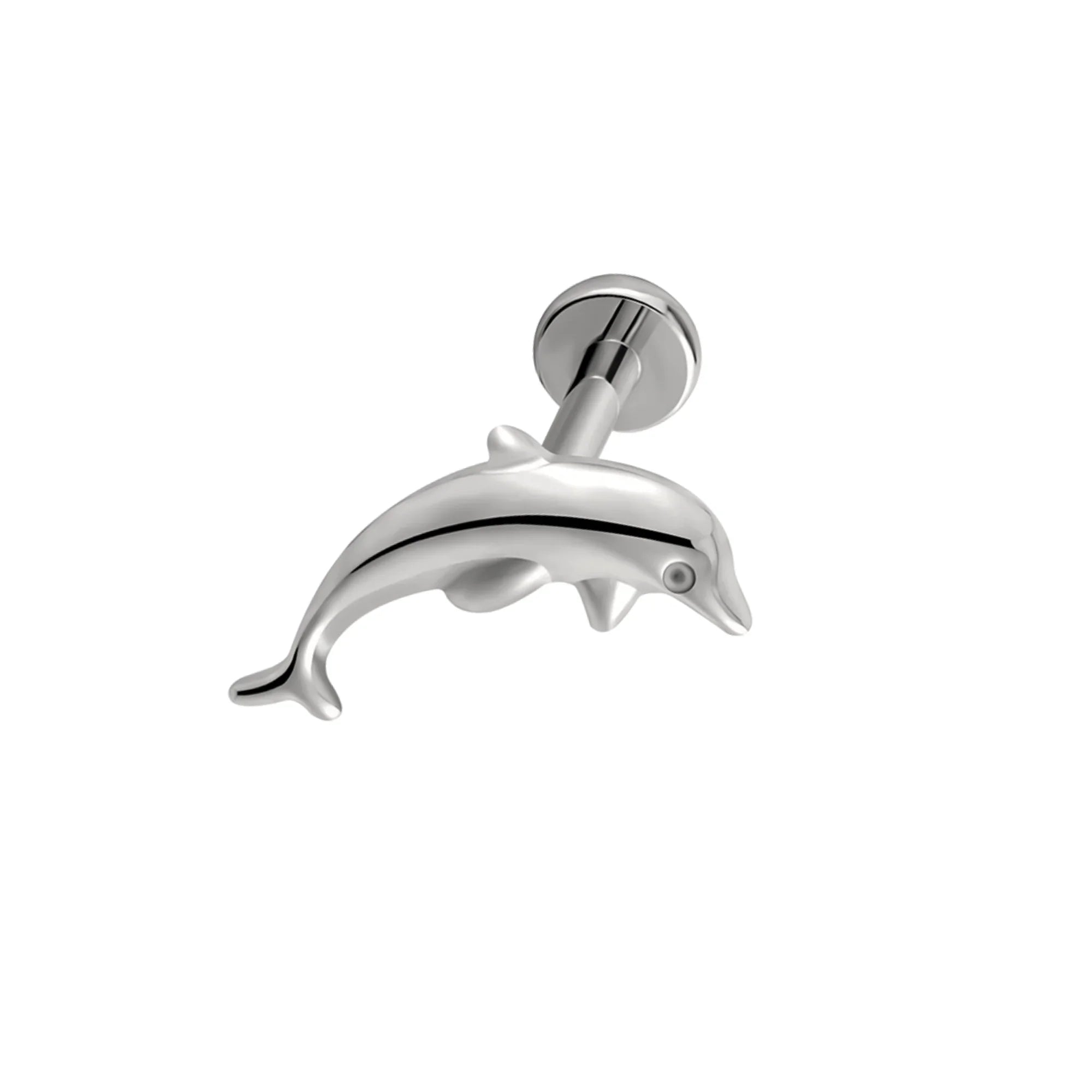 Dolphin Flat Back Stud