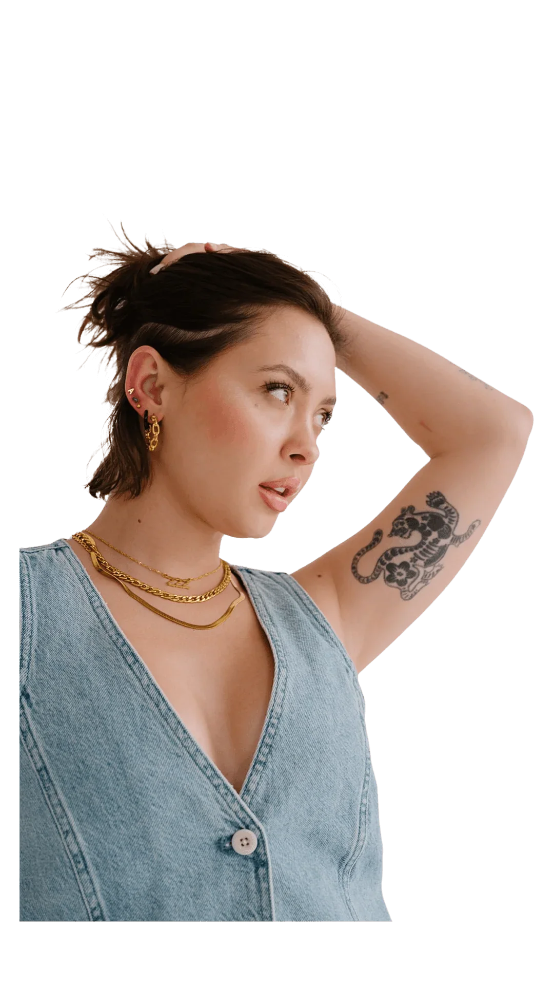 Letter Flat Back Stud