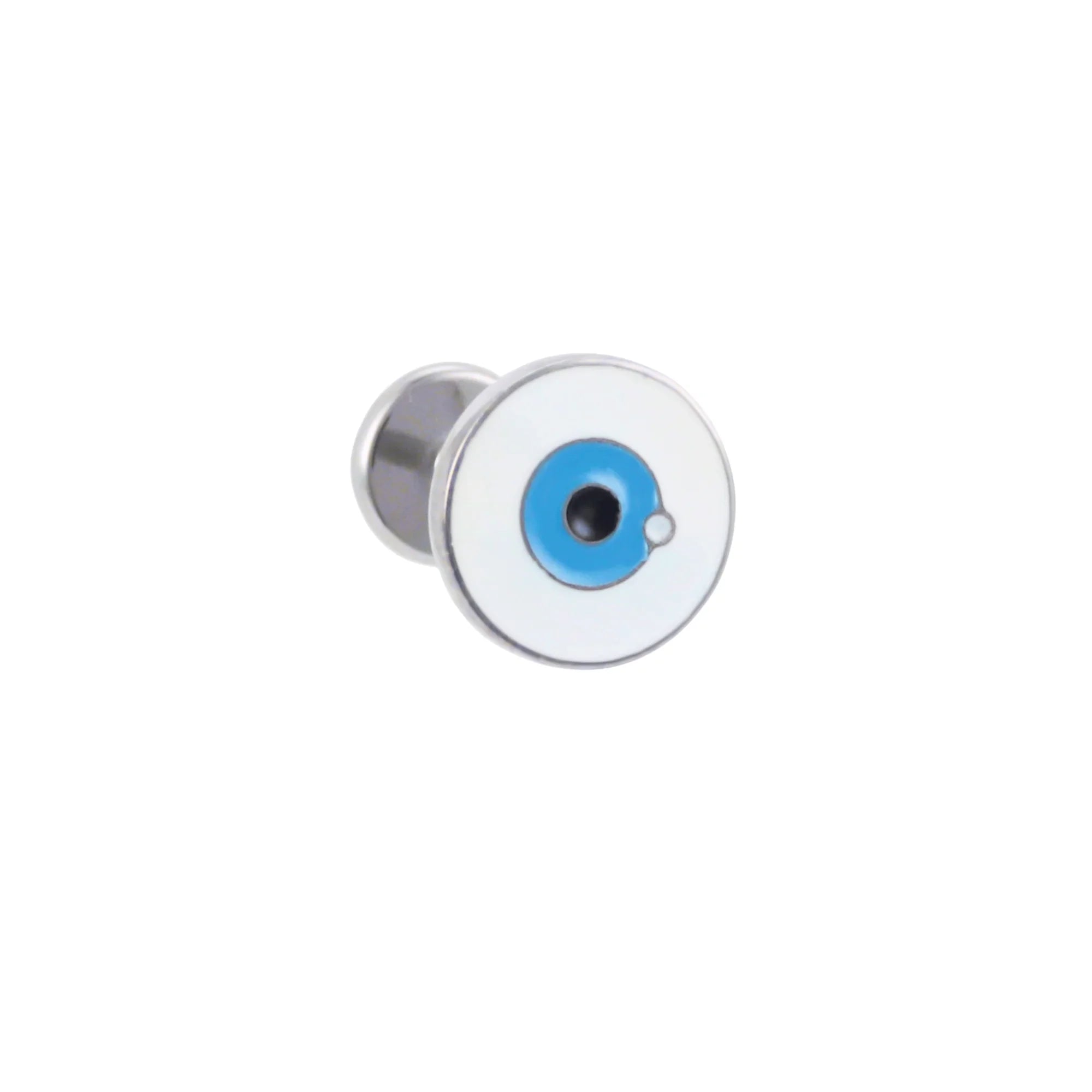 Eyeball Enamel Flat Back Stud