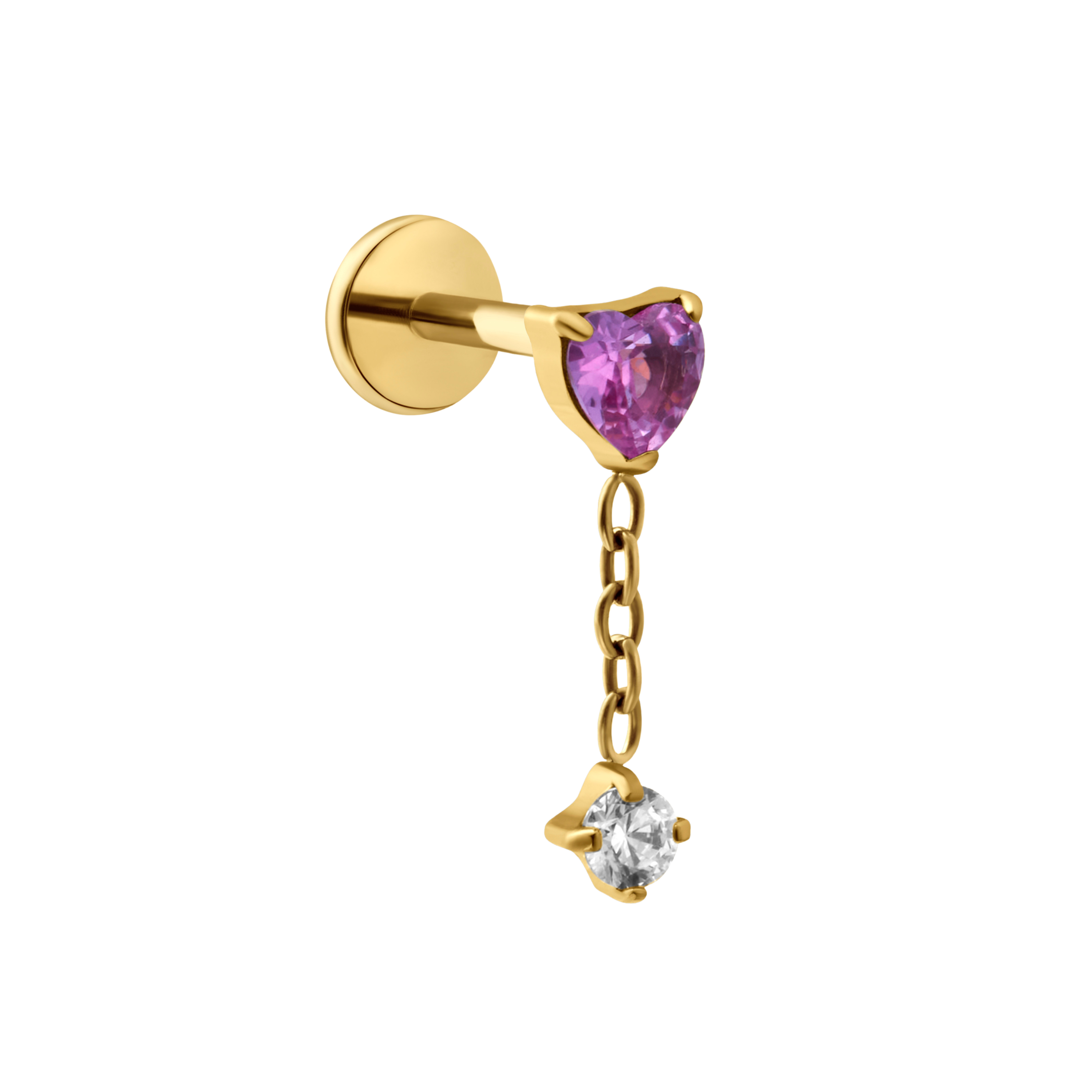 Falling for You Flat Back Stud