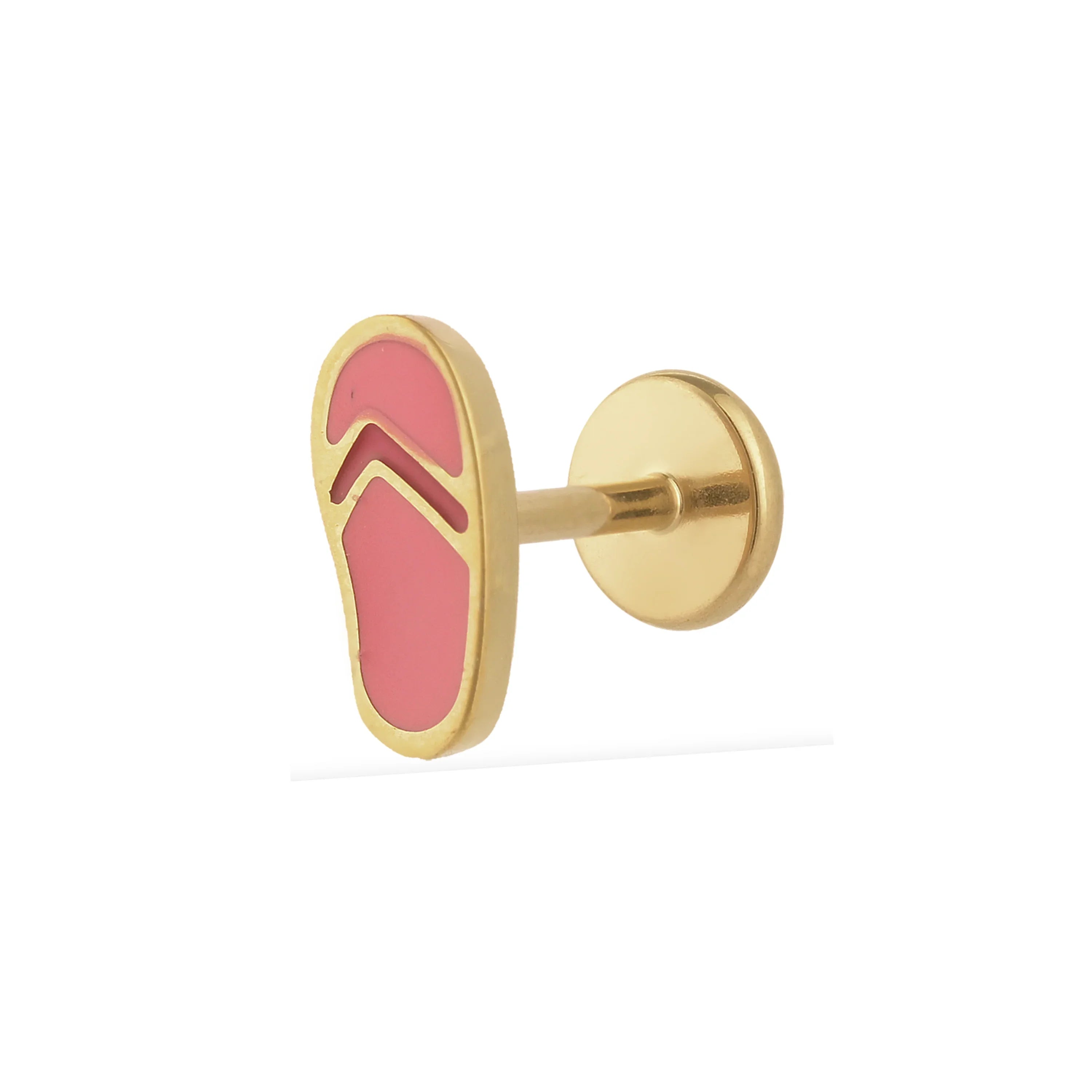 Flip Flop Enamel Flat Back Stud