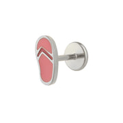 Flip Flop Enamel Flat Back Stud