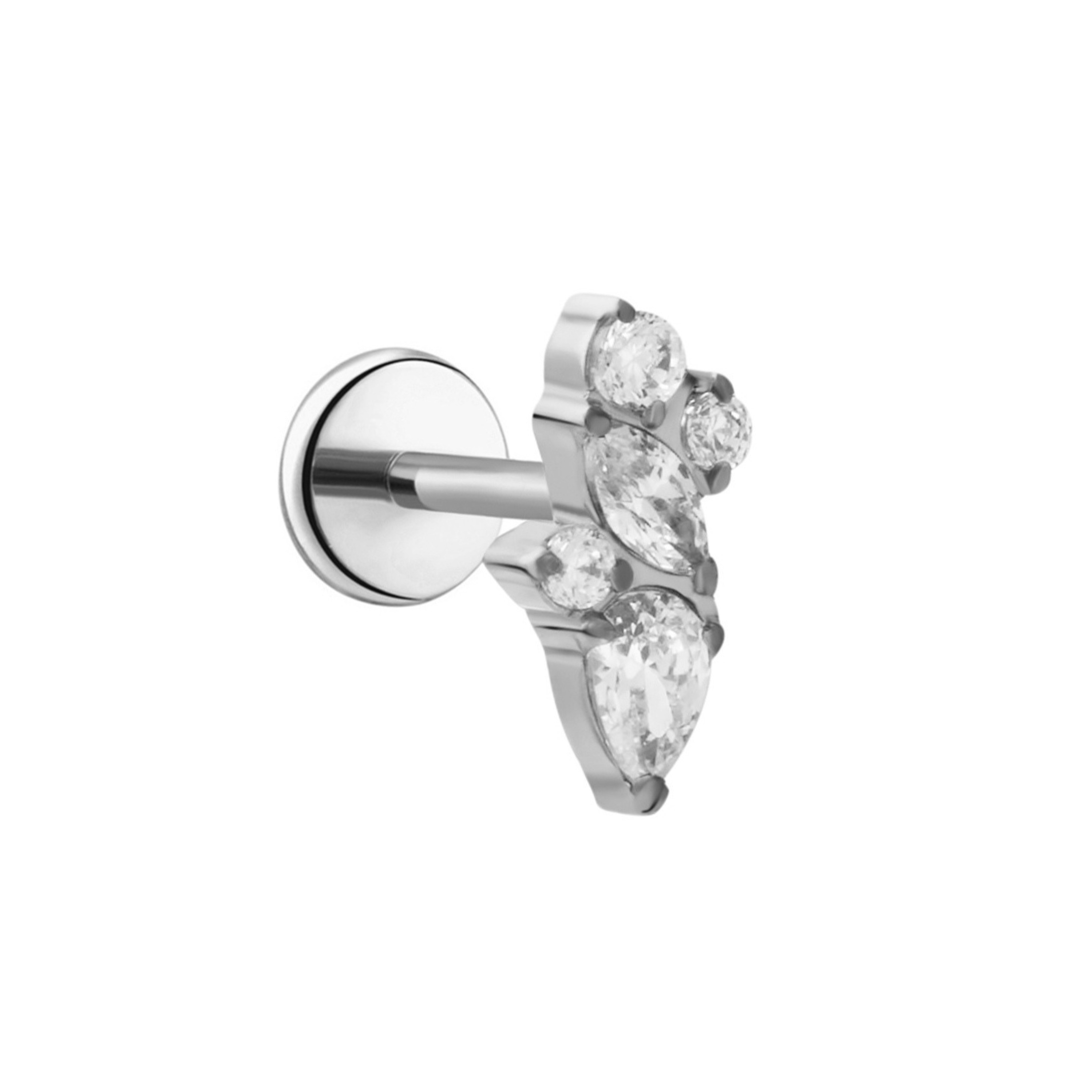 Girl Dinner Flat Back Stud