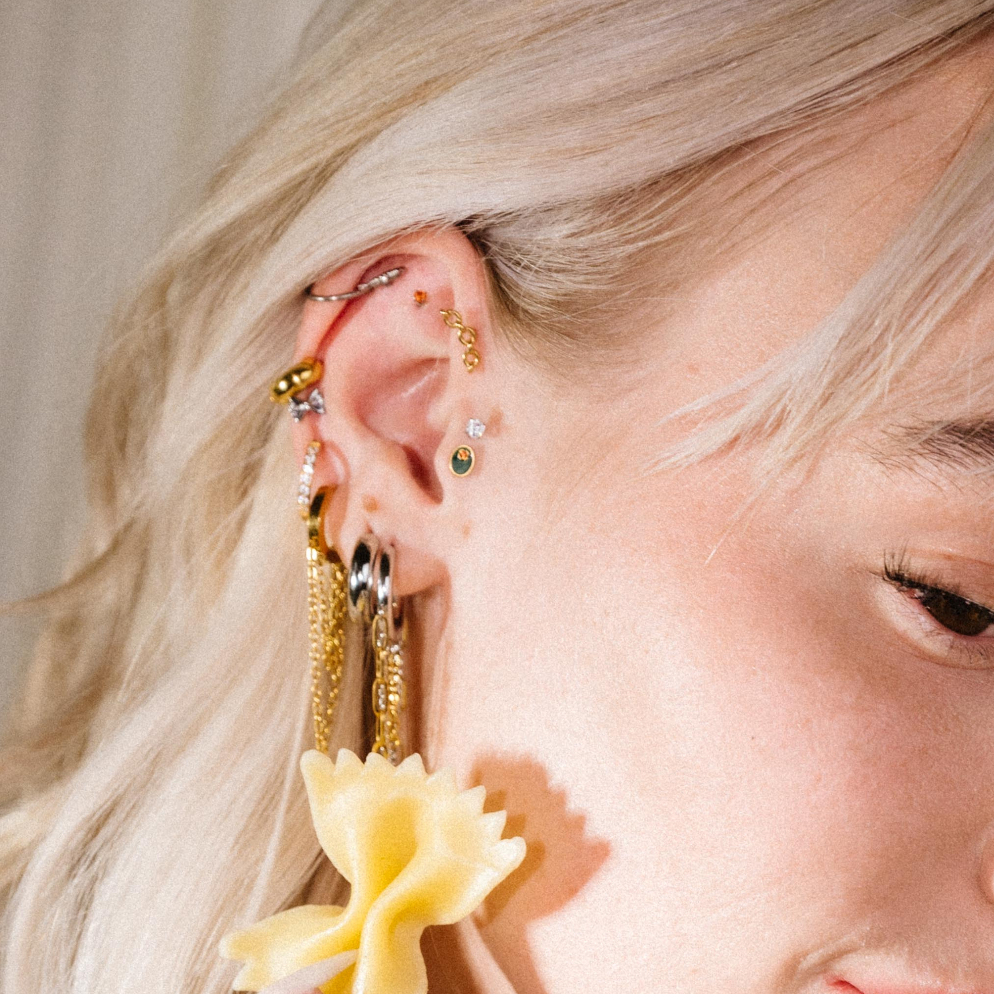 Olive Flat Back Stud