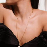 Half Shell Cabochon Necklace