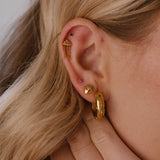 Stardust Hoops