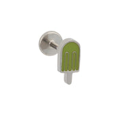 Popsicle Enamel Flat Back Stud