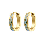 Garden Party Enamel Hoops