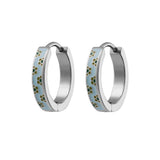 Garden Party Enamel Hoops