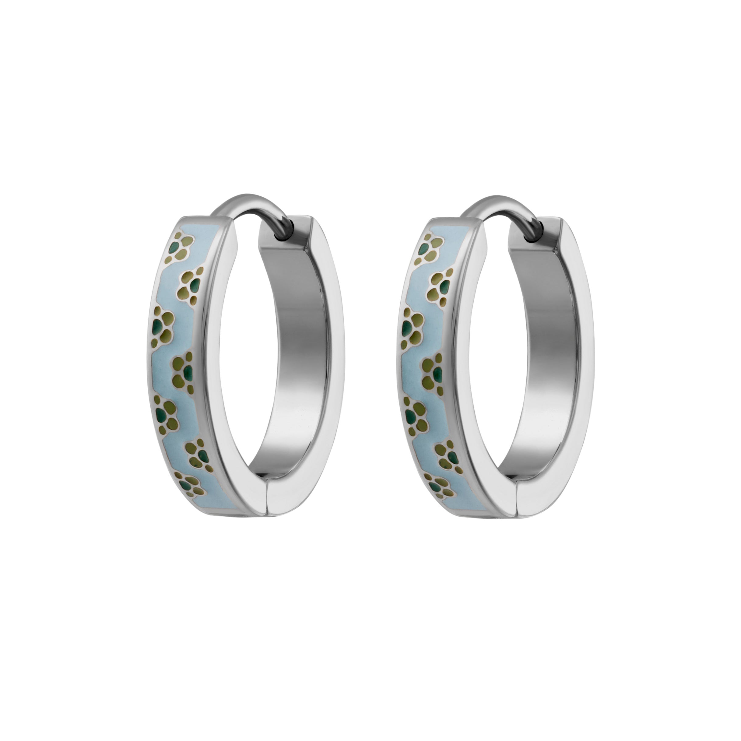 Garden Party Enamel Hoops