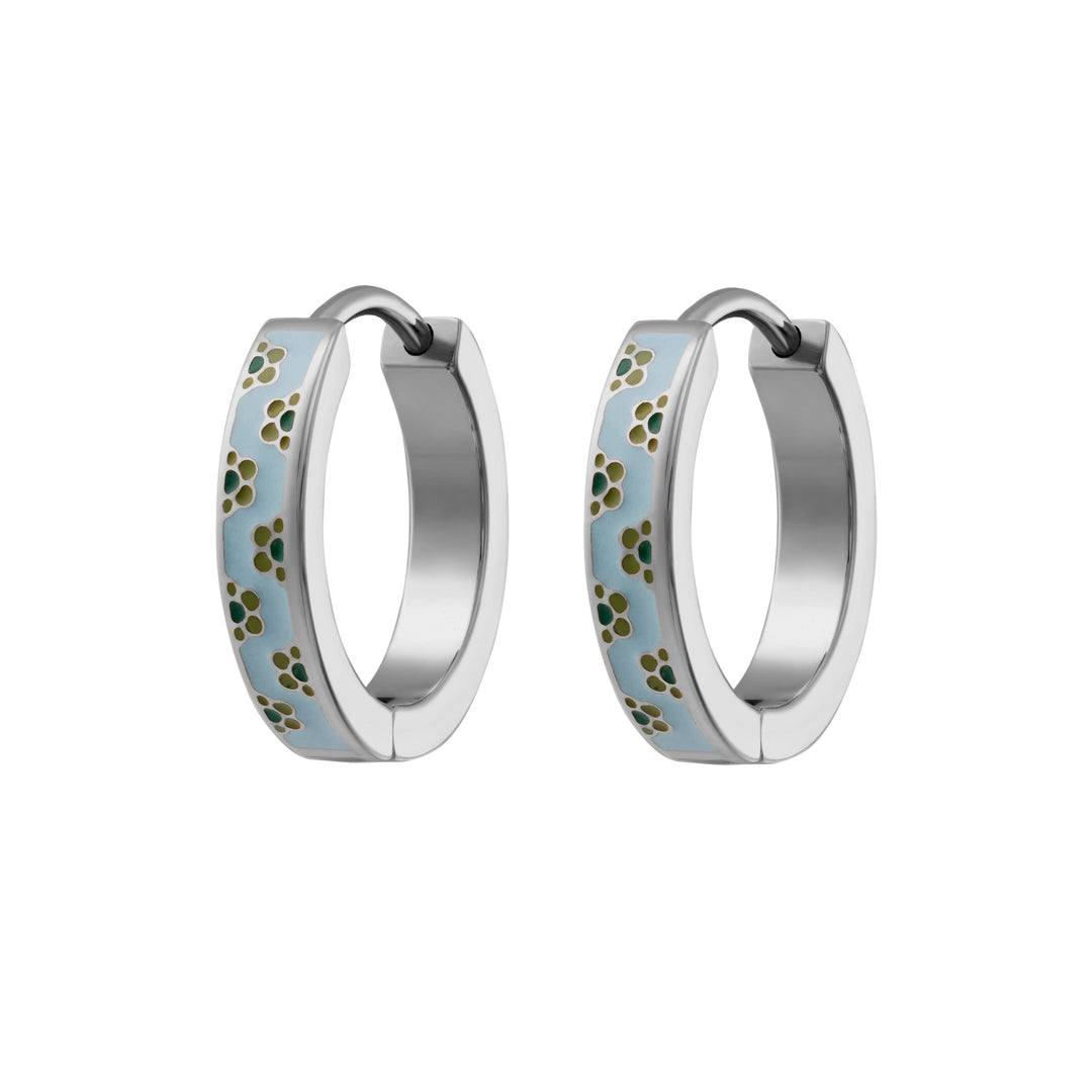 Garden Party Enamel Hoops