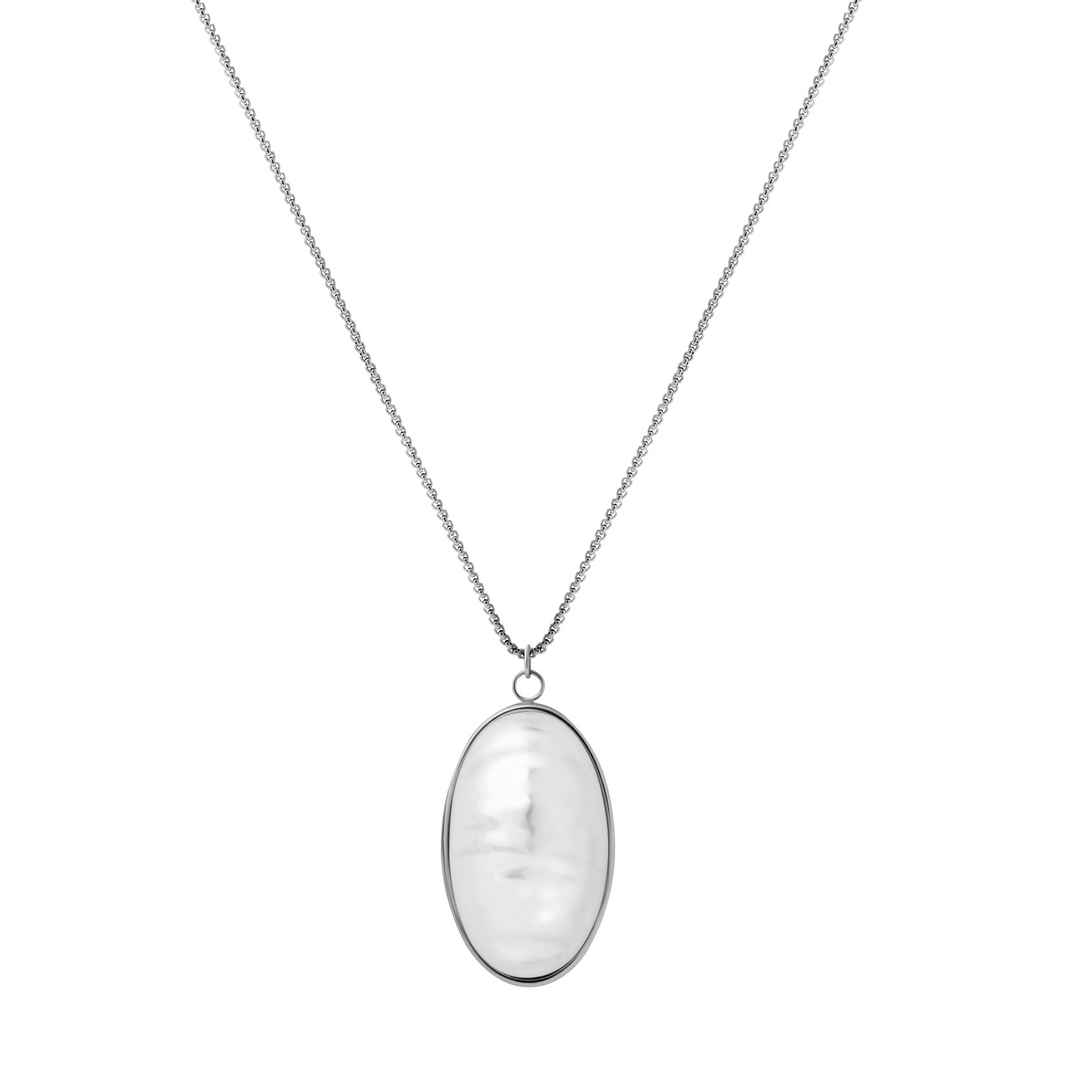 Half Shell Cabochon Necklace