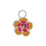 Yellow Hibiscus Hoop Charm