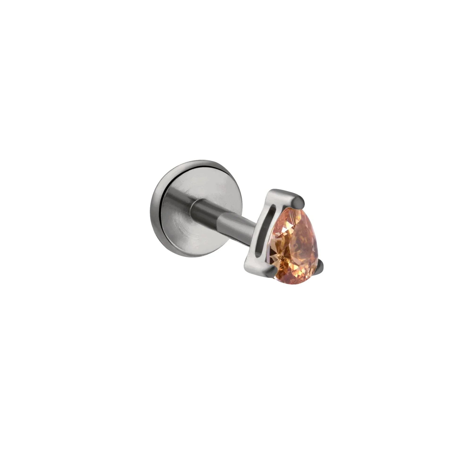 Honey Drop Flat Back Stud