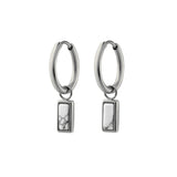 Salt Flat Howlite Hoops