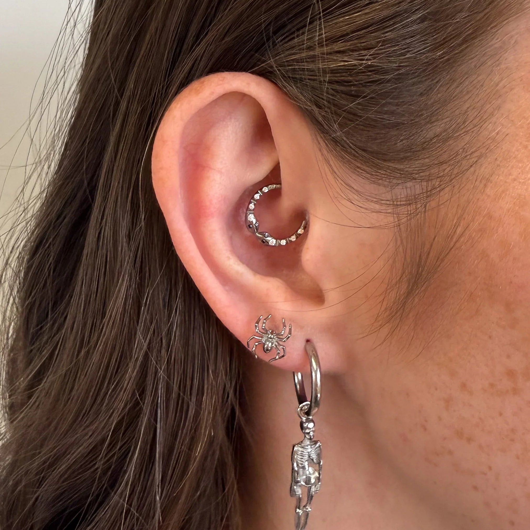 Snake Charmer Daith Hoop
