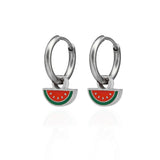 Fruit Charm Hoops