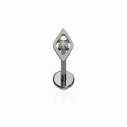 Mini Opal Hallmark Flat Back Stud