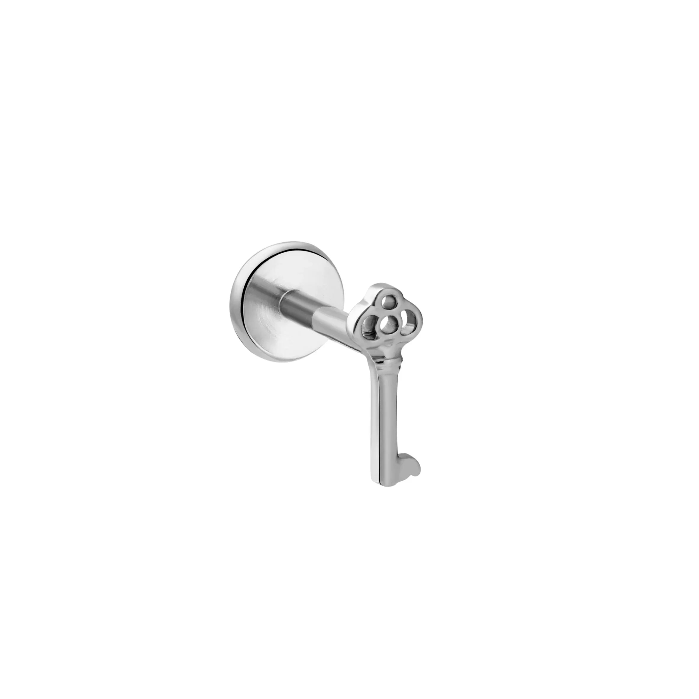 Key To My Heart Flat Back Stud