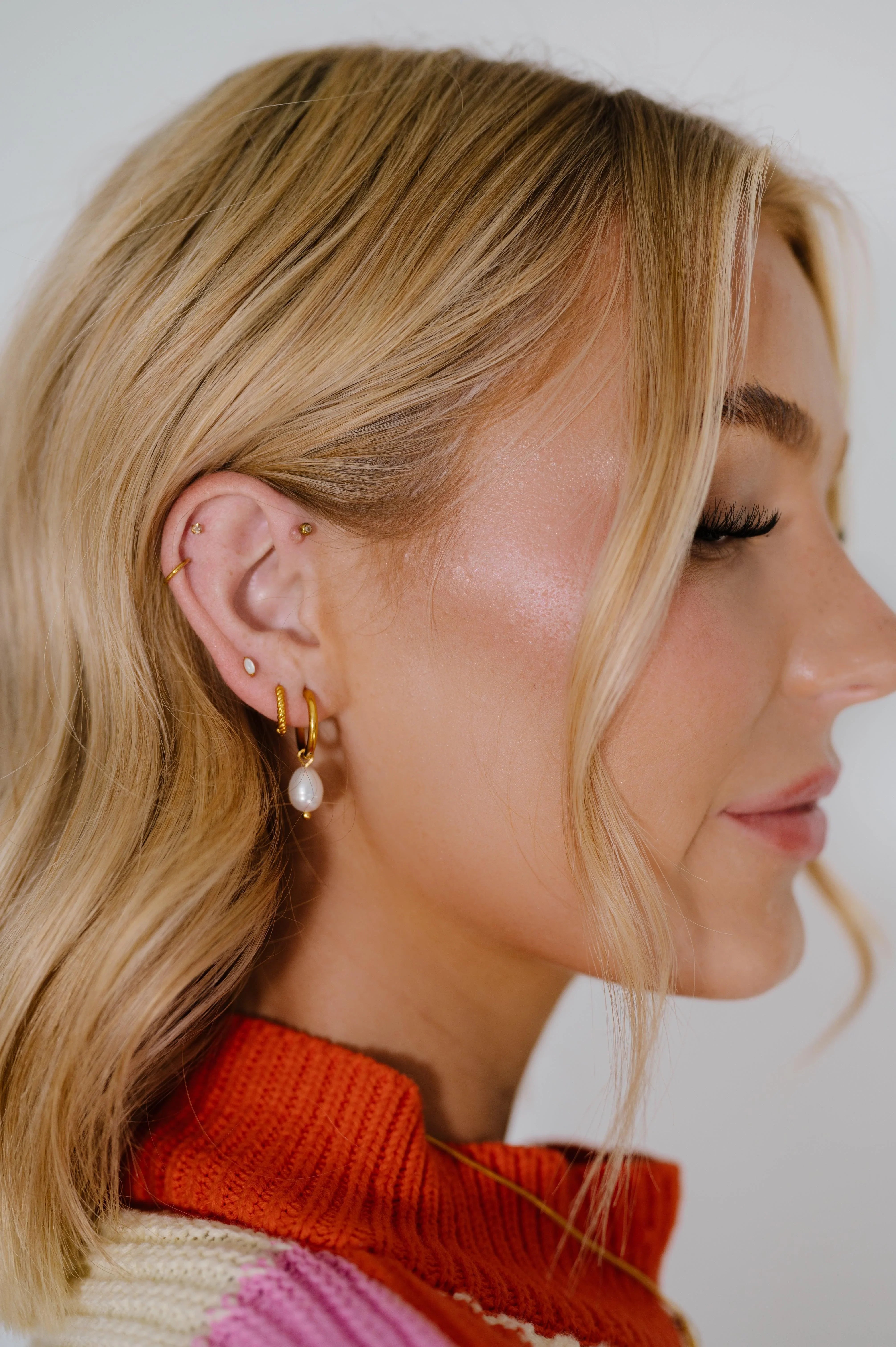 Micro Birthstone Flat Back Stud