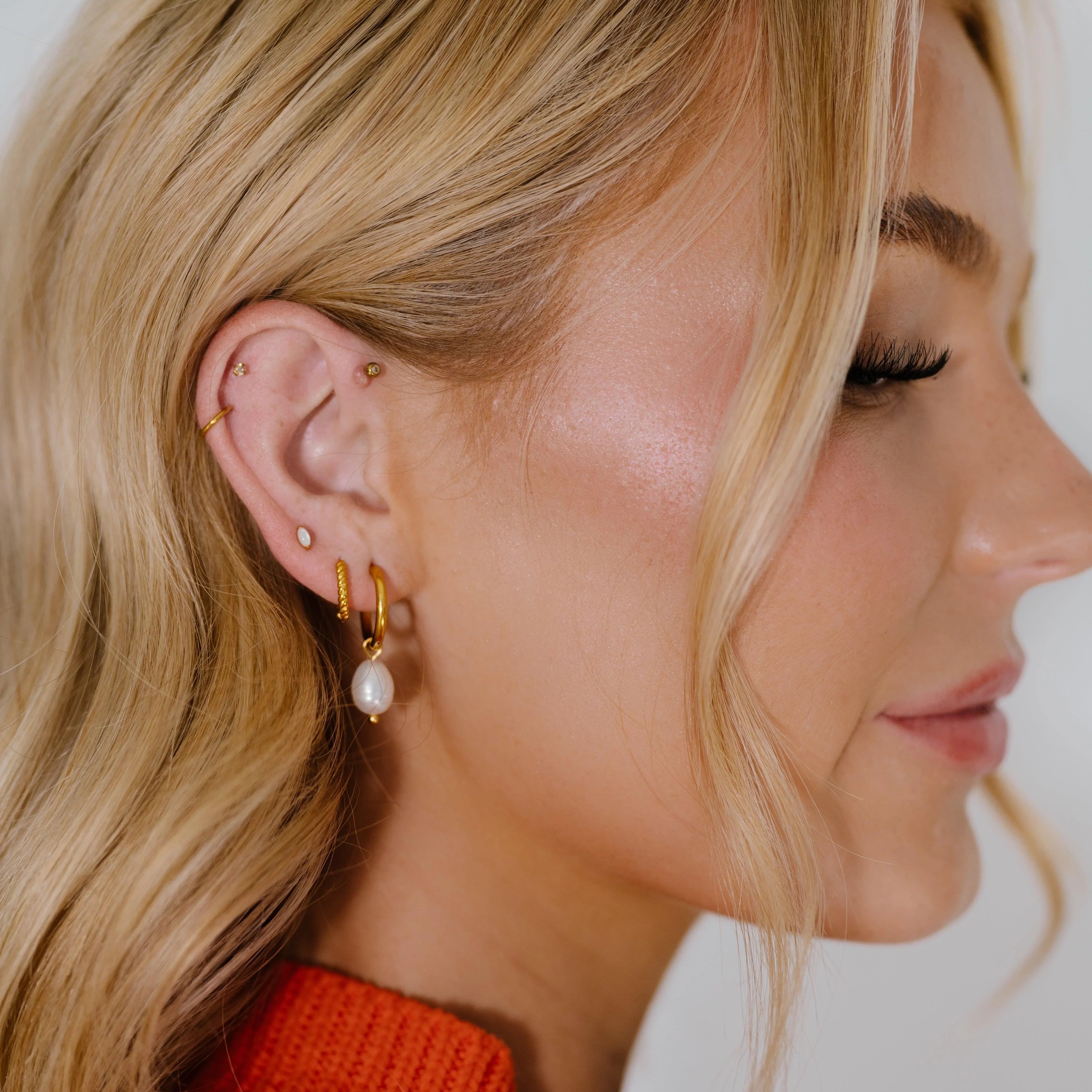 Micro Birthstone Flat Back Stud