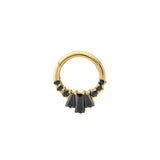 Deco Onyx Daith Hoop