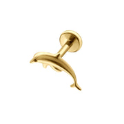 Dolphin Flat Back Stud