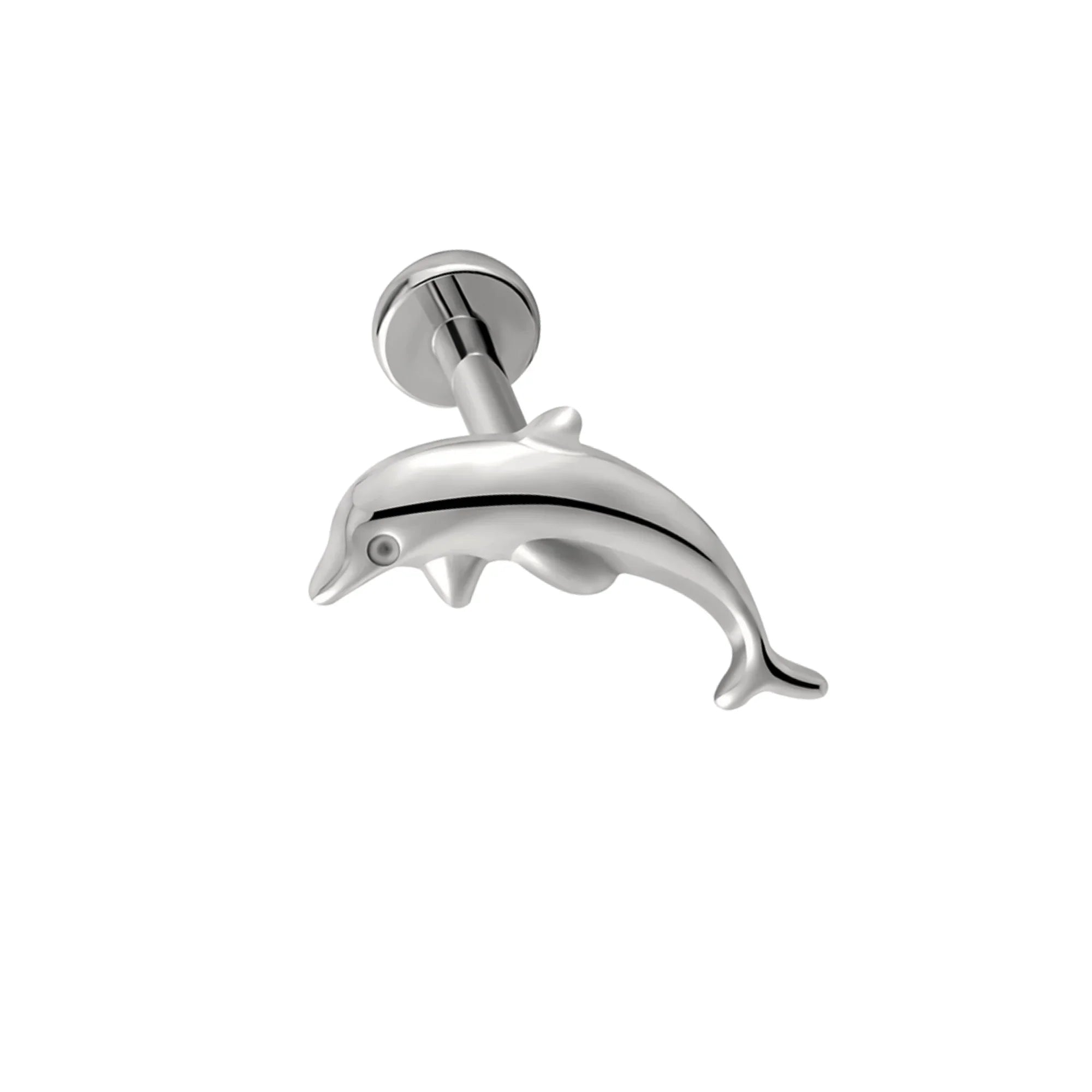 Dolphin Flat Back Stud