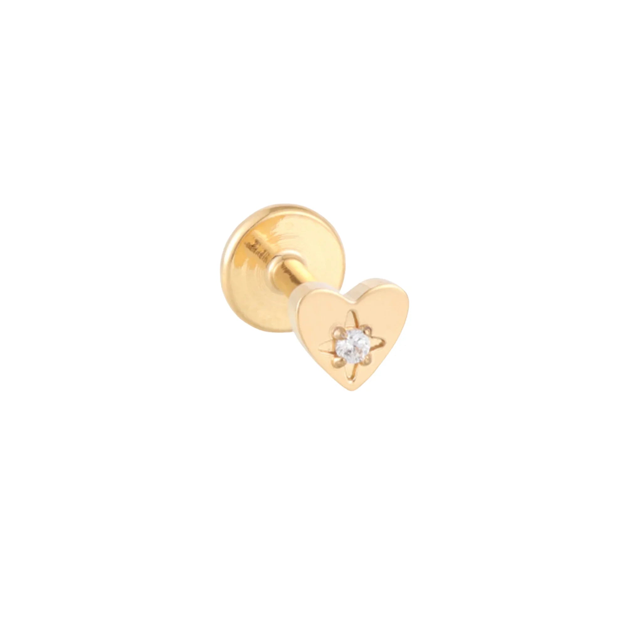 Meet-Cute Zirconia Flat Back Stud