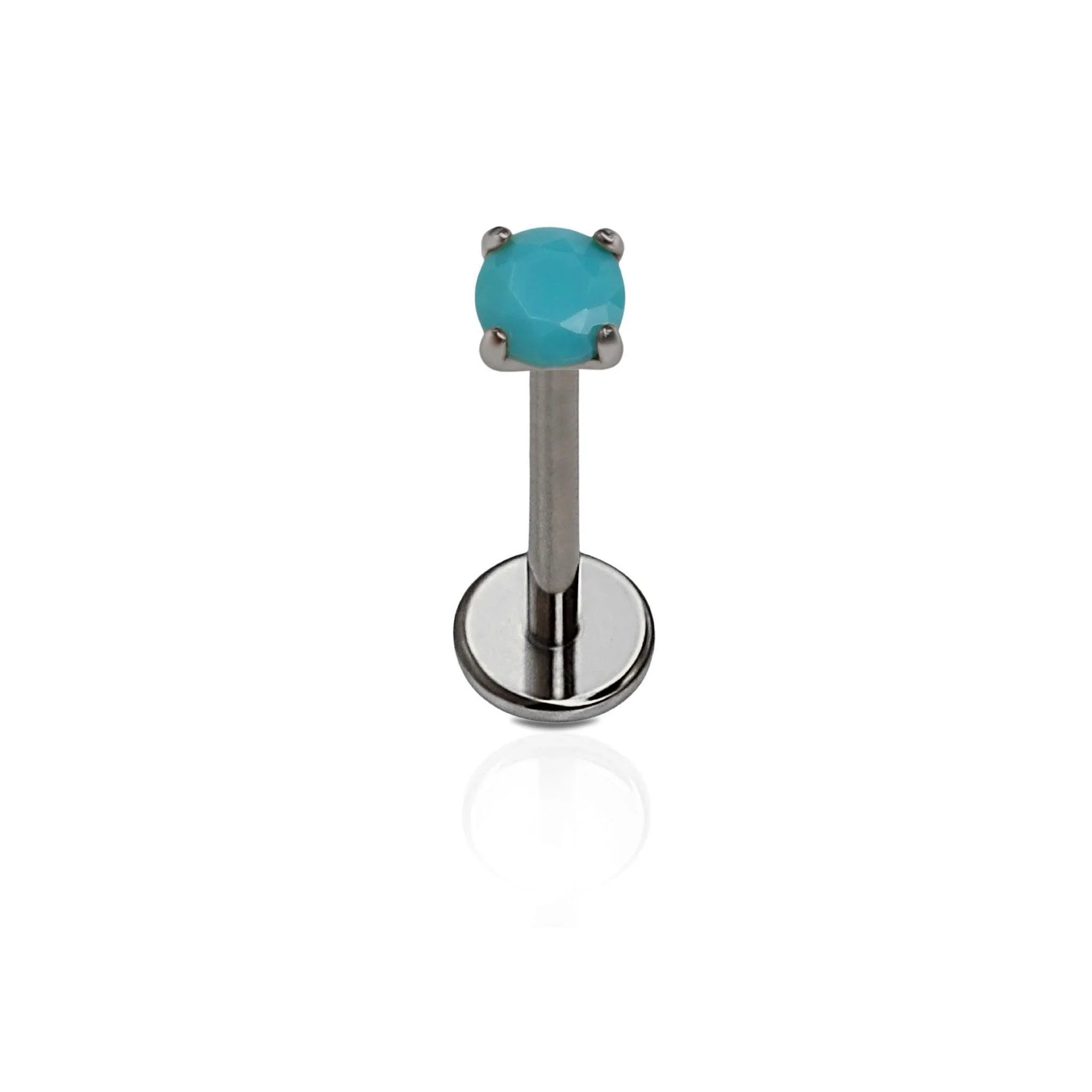 Blue Lagoon Micro Flat Back Stud