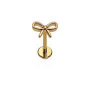 Bow Flat Back Stud