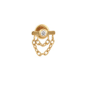Nebula Bar Flat Back Stud