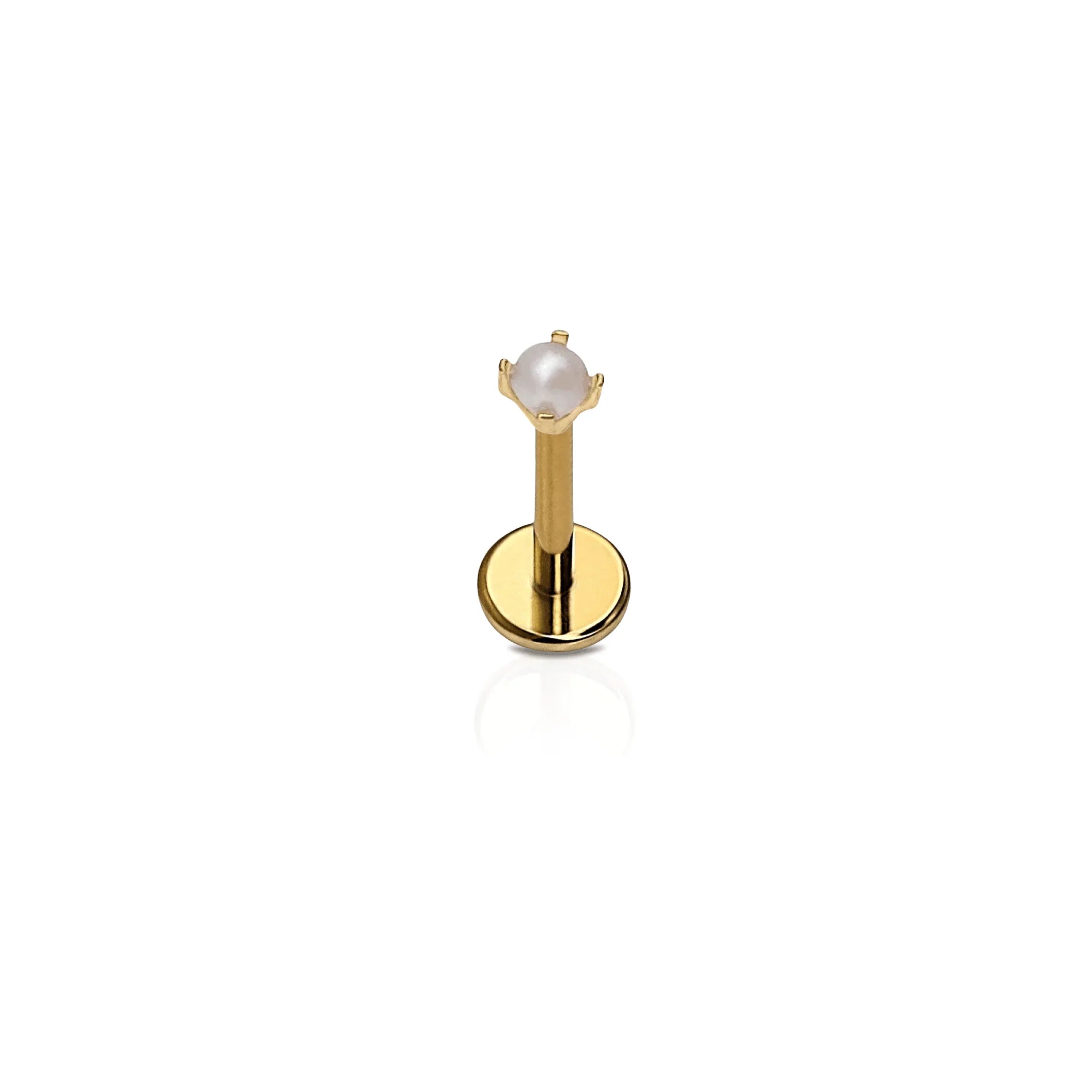Micro Pearl Flat Back Stud