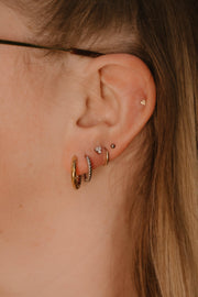 2mm Micro Dot Flat Back Stud - Titanium