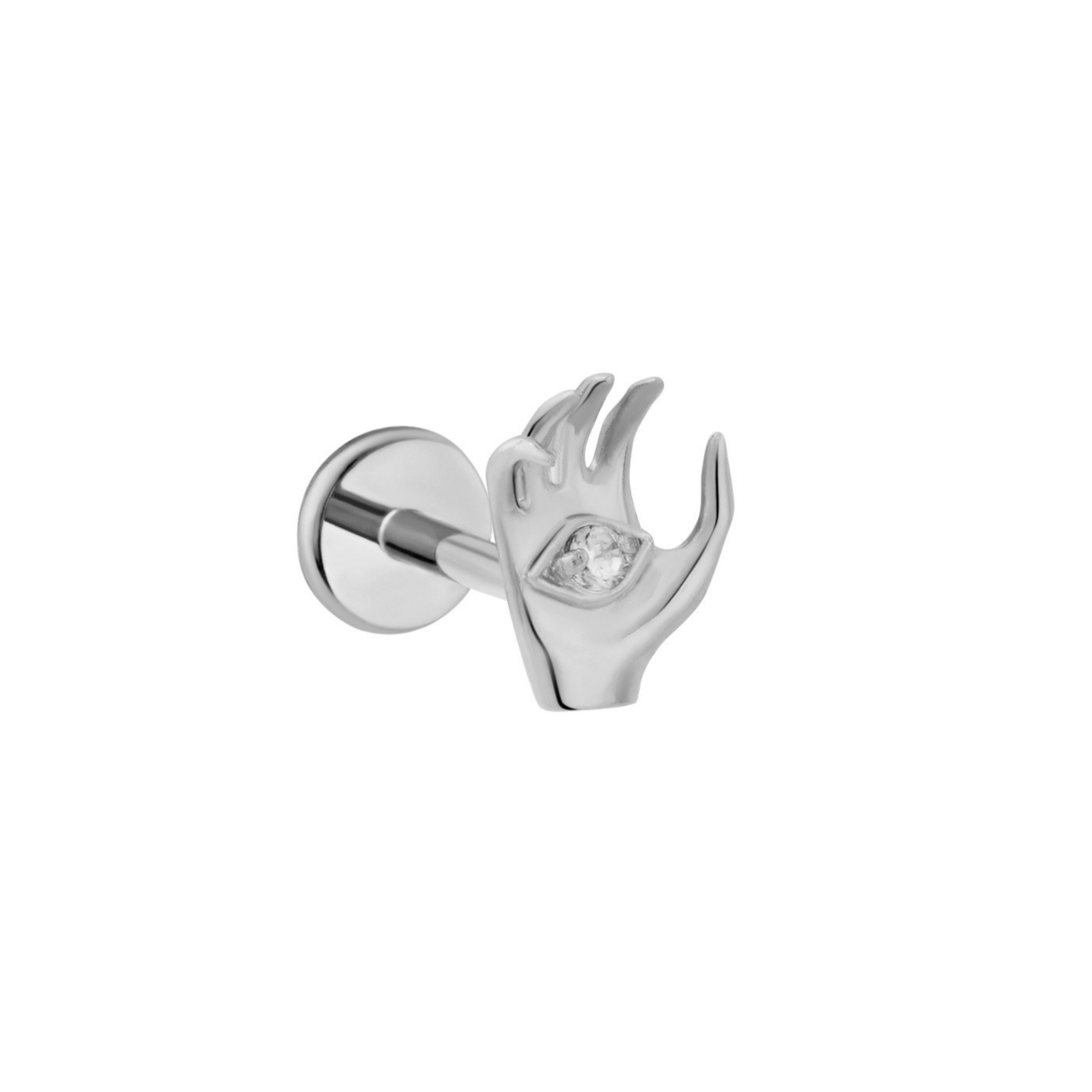 Mystic Hand Flat Back Stud