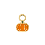 Orange Pumpkin Hoop Charms