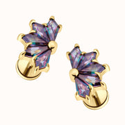 Enid's Window Flat Back Stud