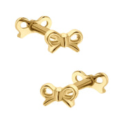 Amélie Mini Bow Flat Back Stud