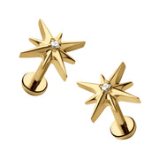 Estrella Flat Back Stud