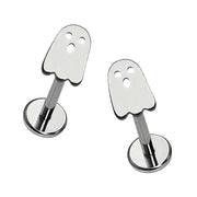 Ghost Flat Back Stud