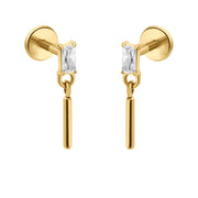 Jingle Bell Flat Back Stud