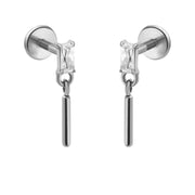Jingle Bell Flat Back Stud