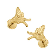 Luna Moth Flat Back Stud