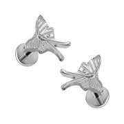 Luna Moth Flat Back Stud