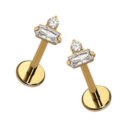 Mira Flat Back Stud