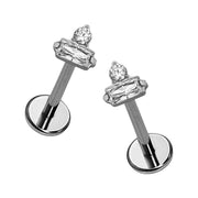 Mira Flat Back Stud
